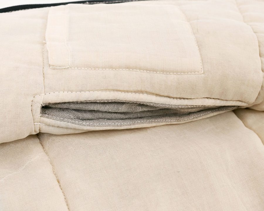 Nomad Heat Wool Sleeping Bag - pocket with zipper