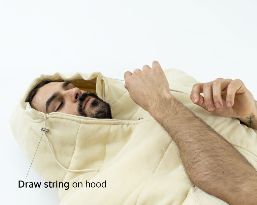 Nomad Heat Wool Sleeping Bag Trek Pro - detachable hood
