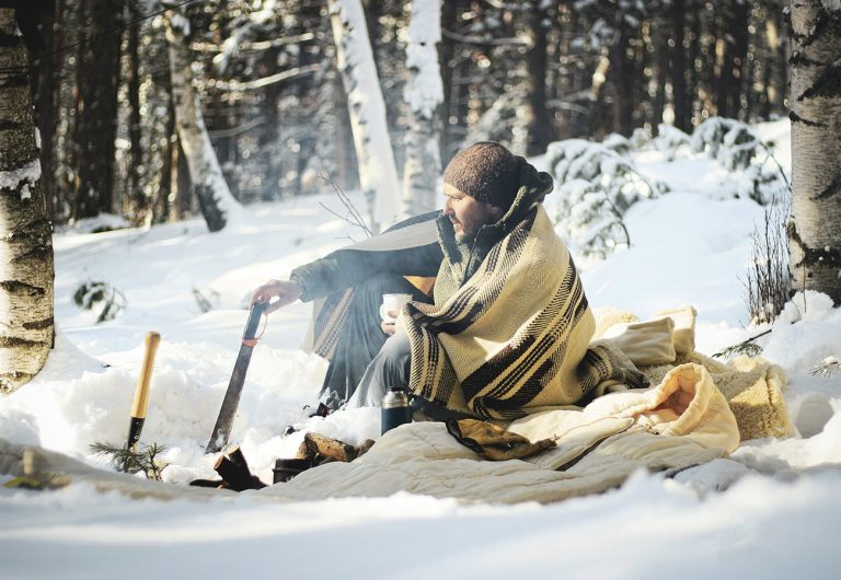 Nomad Heat Heavy Wool Blanket with Philip