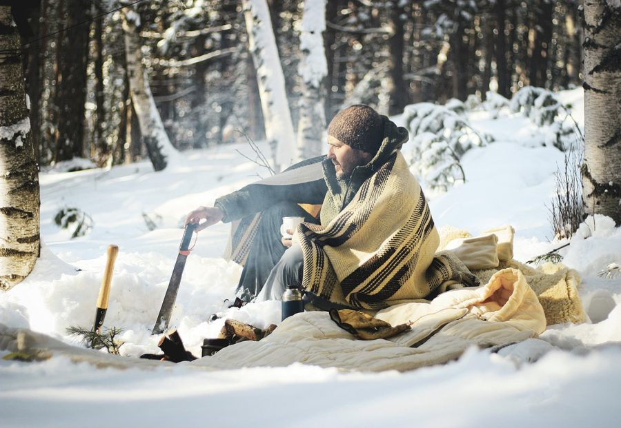Nomad Heat Heavy Wool Blanket with Philip