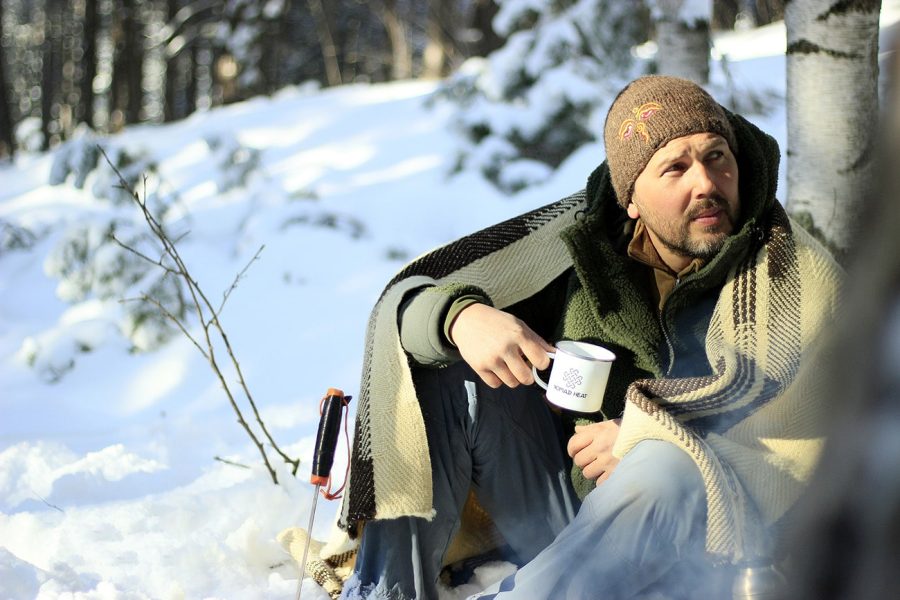 Nomad Heat Heavy Wool Blanket with Philip