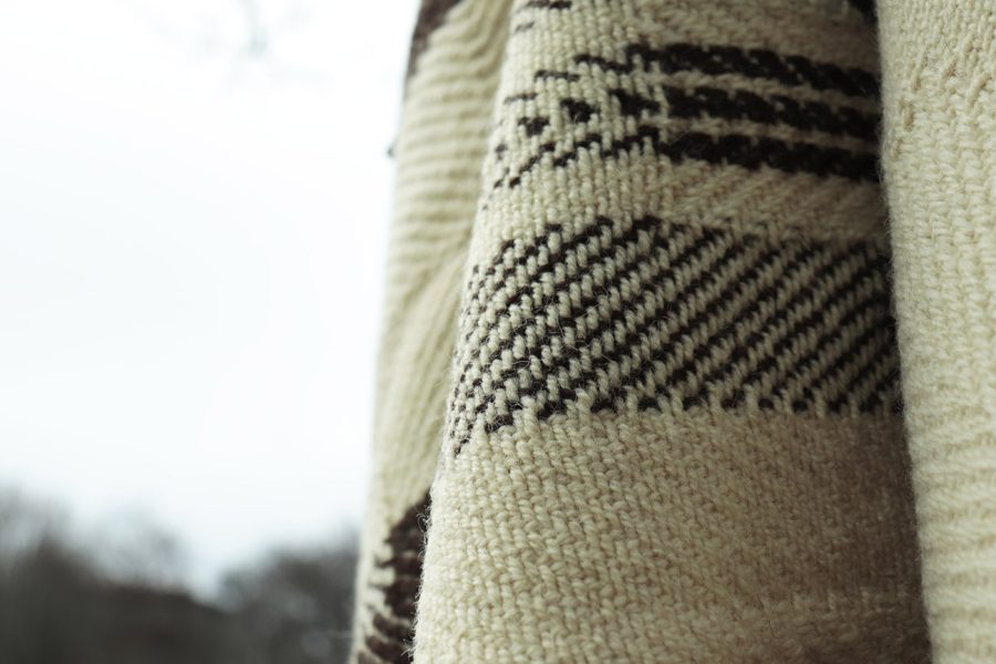 Heavy Wool Blanket - close up