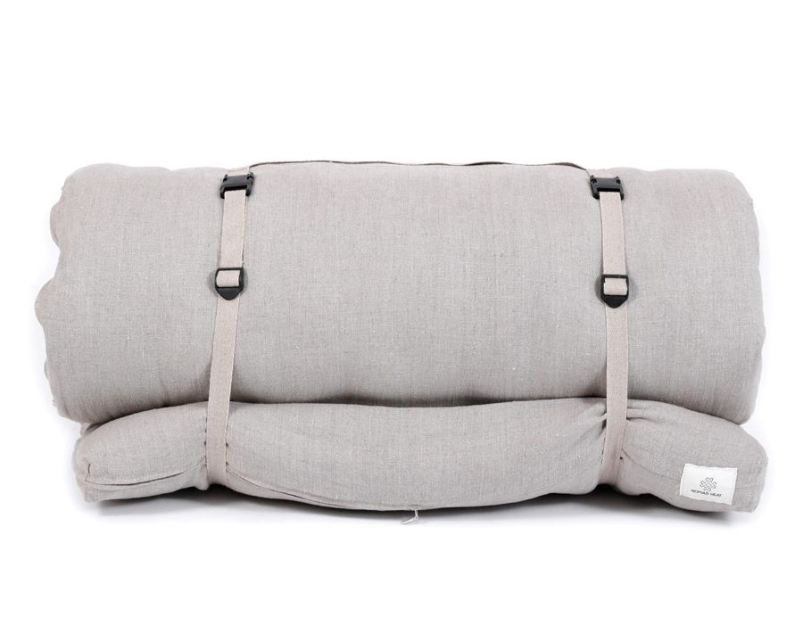 Nomad Heat Camping mattress, camping pad strapped